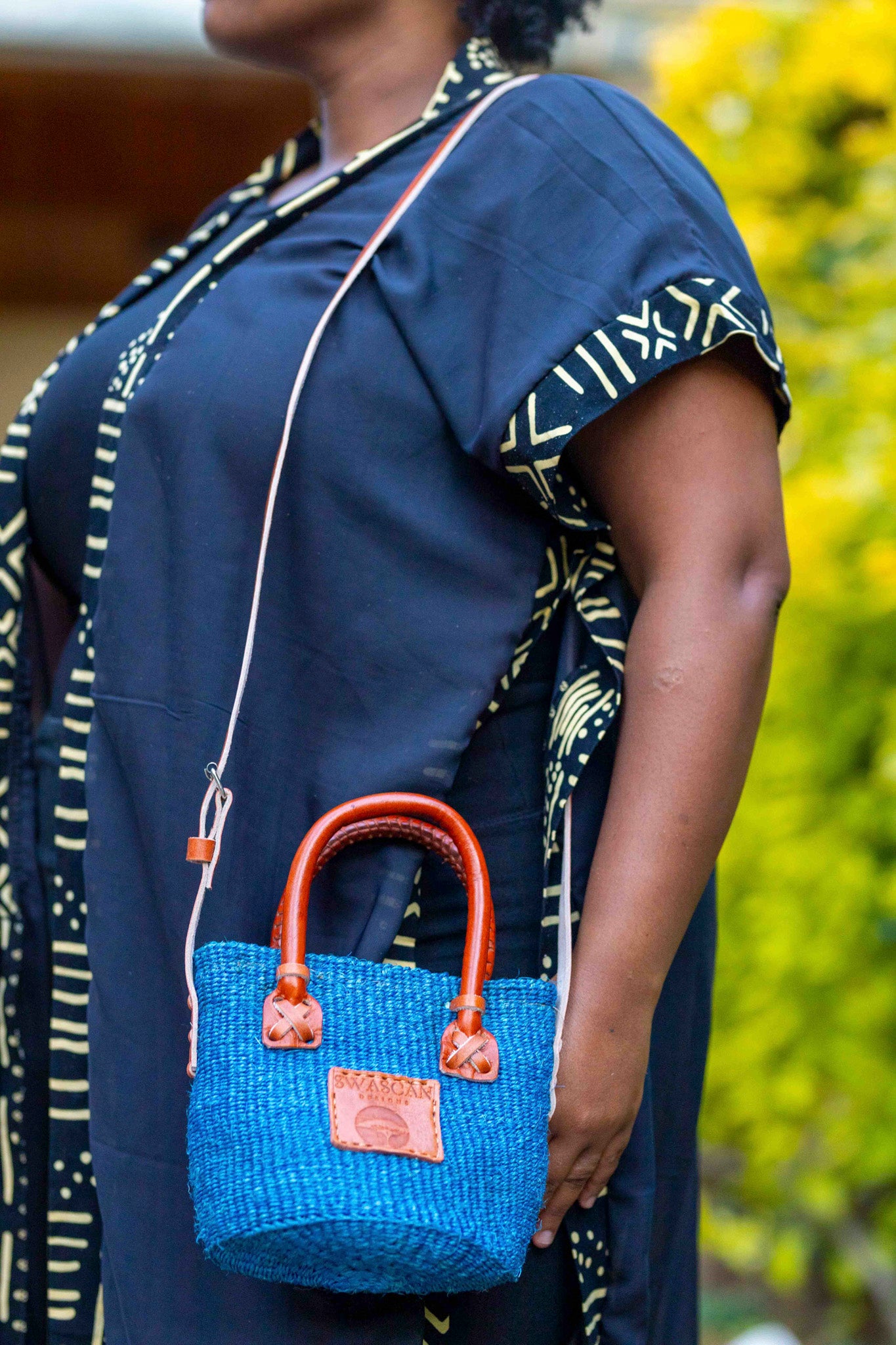 Harare Handwoven Sisal & Leather Bag | Timeless Craftsmanship